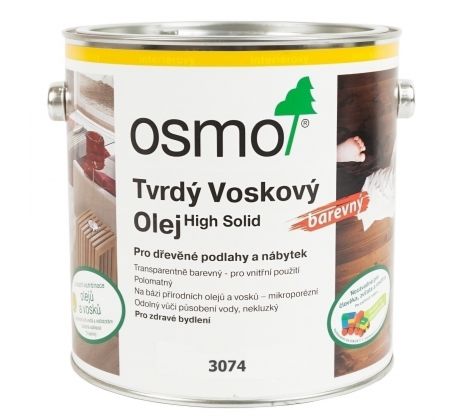 TVRDÝ VOSKOVÝ OLEJ Farebný 3074 - Grafit