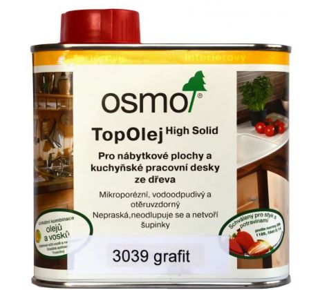 Top olej 3039 Grafit - Hodvábny lesk